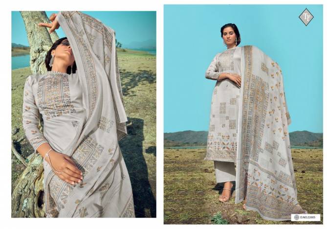 Tanishk Spring Latest New Fancy Wear Digital Printed Dress Material Collection